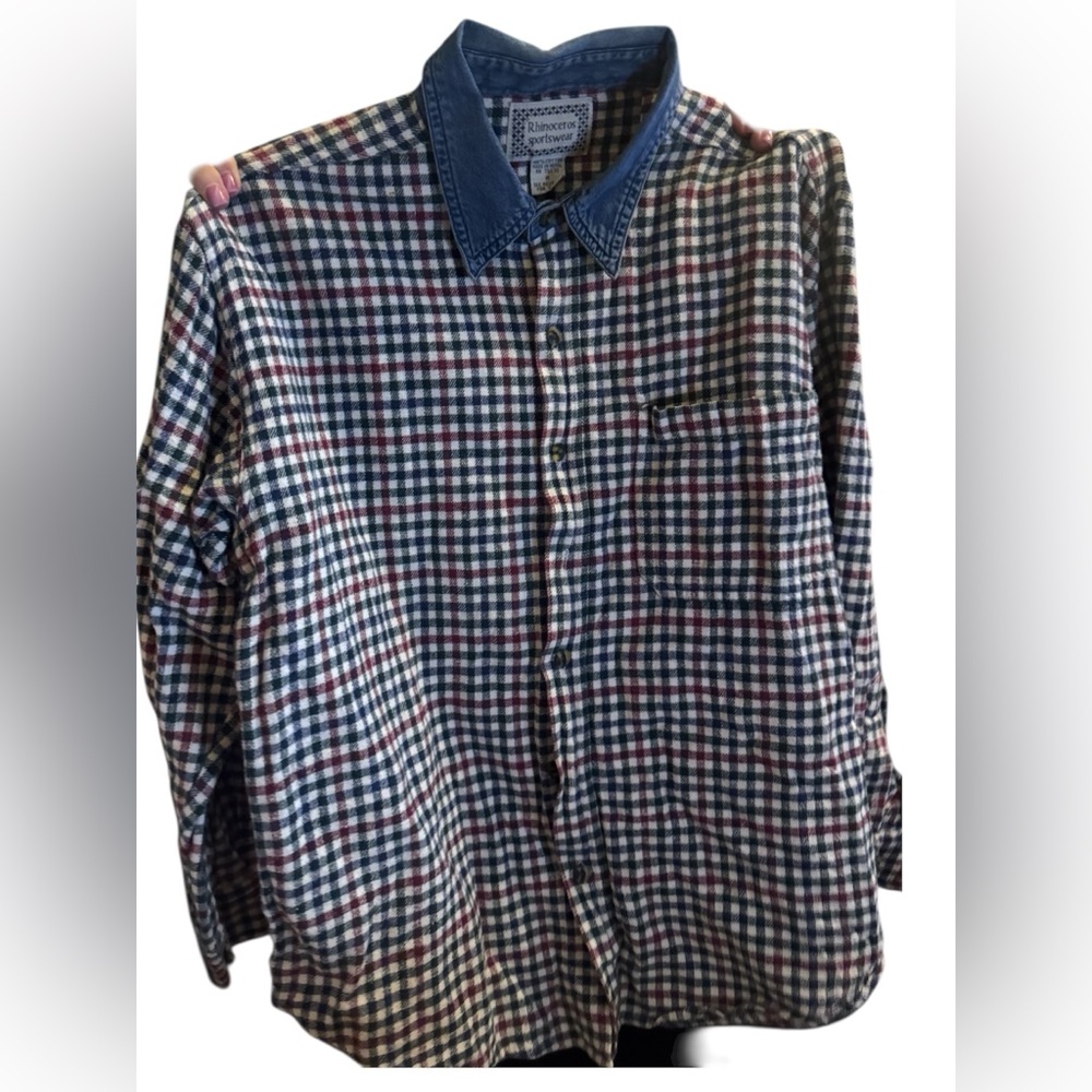 Vintage 90s Rhinoceros sportswear Womens button up size M - Picture 3 of 3